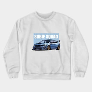 Impreza WRX Car Art - Subaru STI Widebody Modified JDM Car Crewneck Sweatshirt